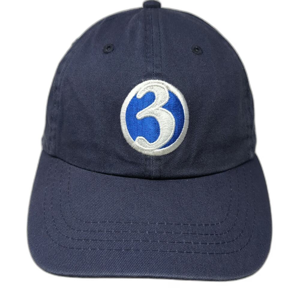 HYP Baseball Cap Blue One Size WFSB Channel 3 News Logo Strapback Adjustable Hat